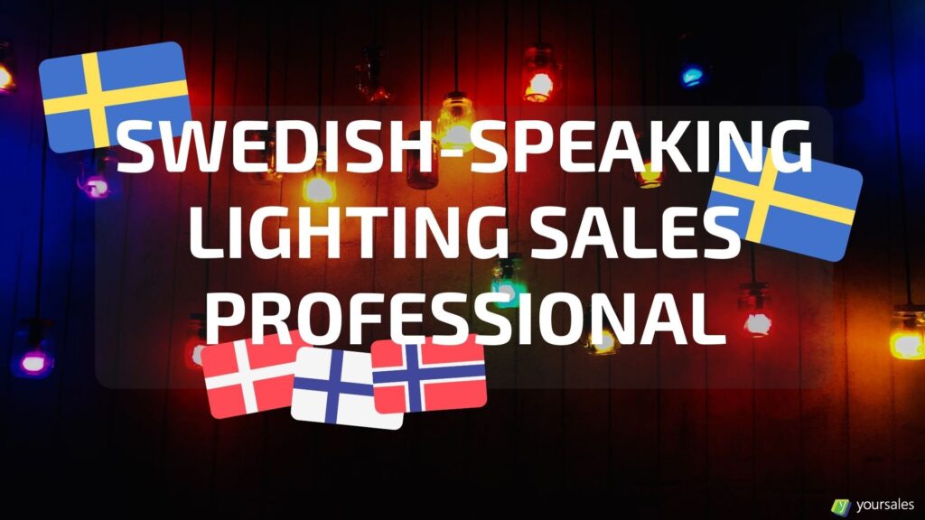Swedish-speaking Lighting Products Inside Sales