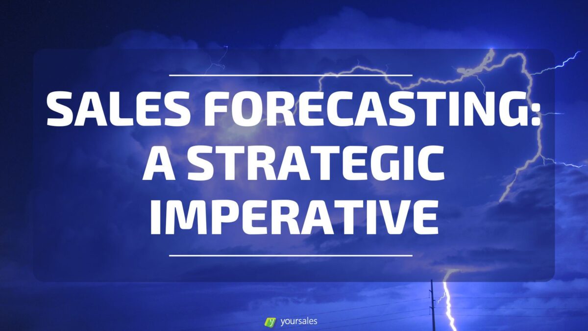 Sales Forecasting: A Strategic Imperative cover