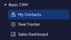 No company data type in monday.com free CRM